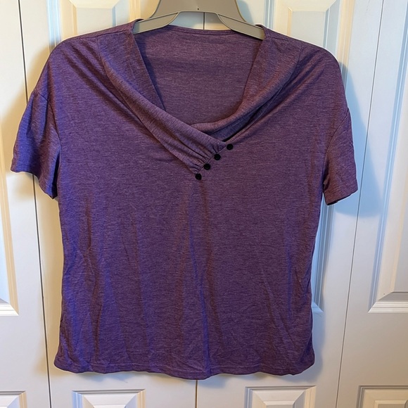 Purple blouse size large NWOT - Picture 1 of 3